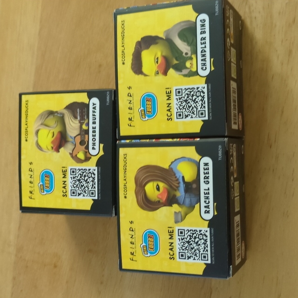 FRIENDS Mini Tubbz Rubber Ducks (3 Total) - Picture 8 of 8